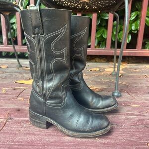 Frye Campus Black Boots